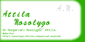 attila mosolygo business card